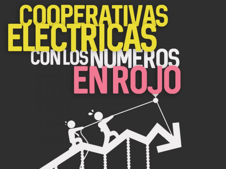Cooperativas Eléctricas con los números en rojo