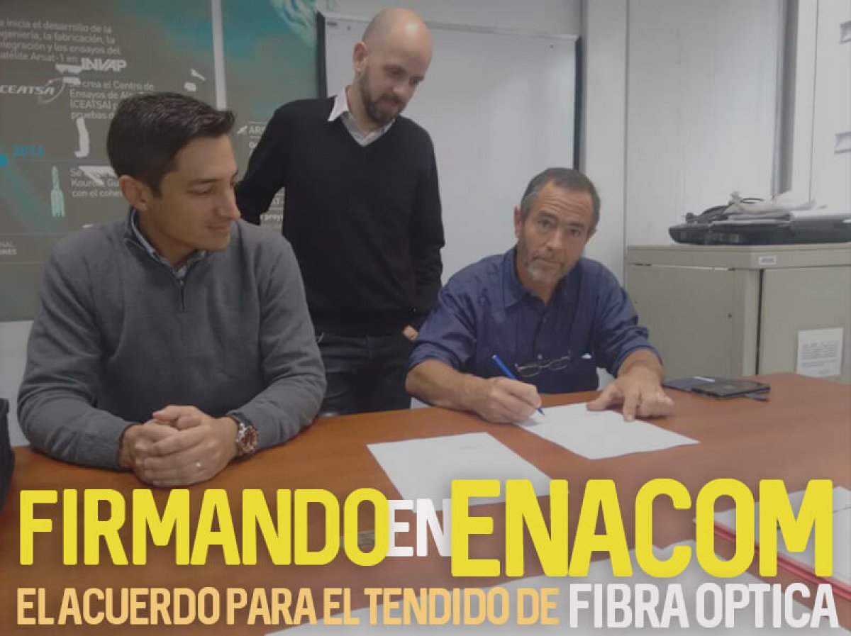 Firmando en ENACOM